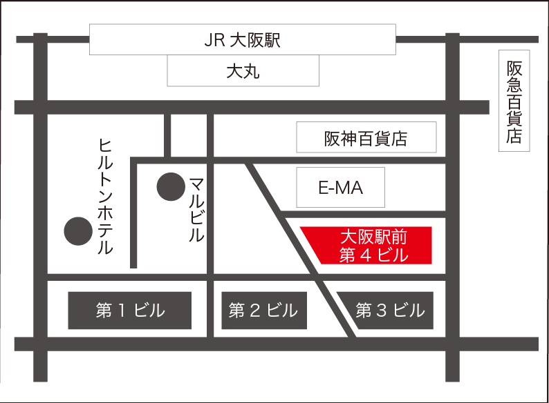 大阪サンセイ - 地上map